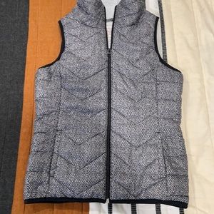 Chevron Sherpa lined vest